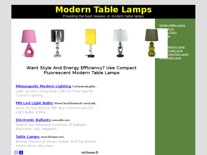 www.moderntablelamps.net