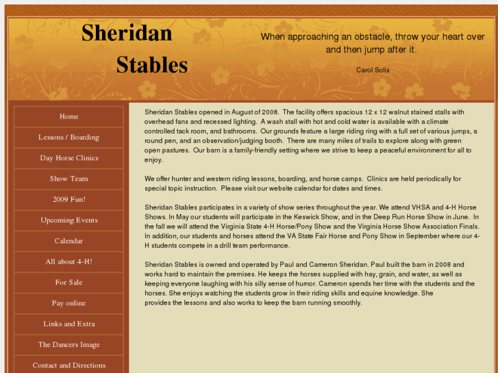 www.sheridanstables.com