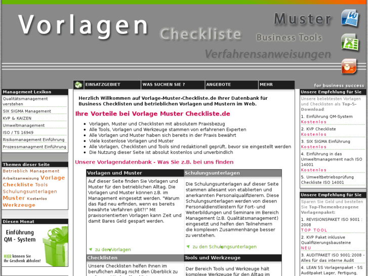 www.vorlage-muster-checkliste.de