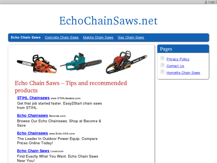 www.echochainsaws.net