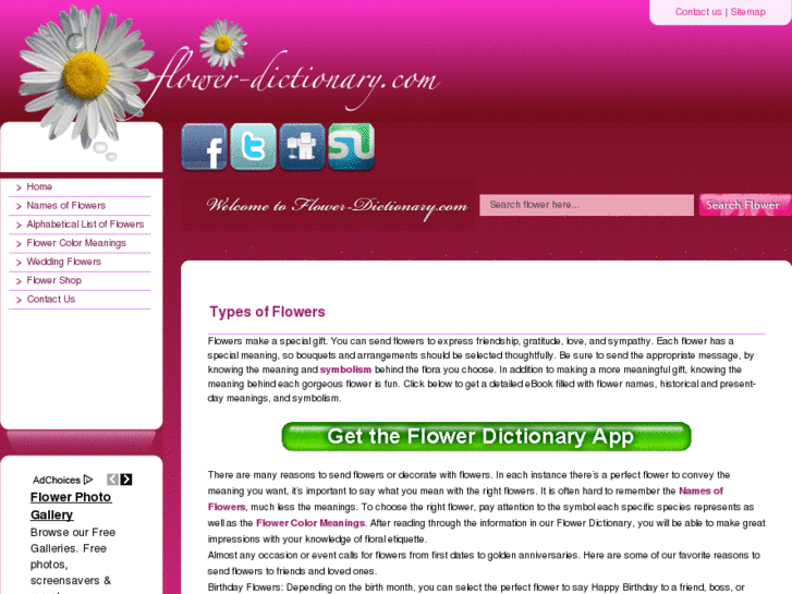 www.flower-dictionary.com