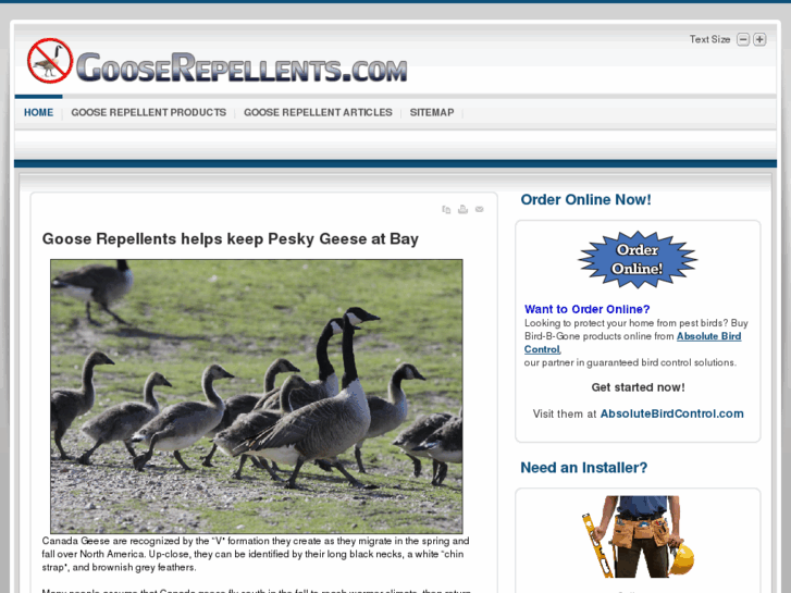 www.gooserepellents.com