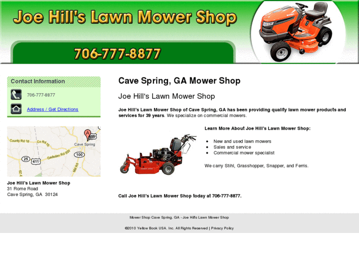 www.joehillslawnmower.com