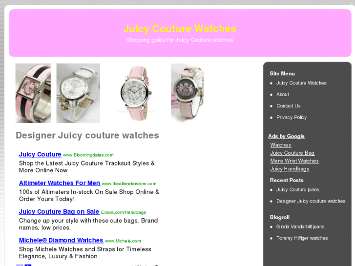 www.juicycouturewatches.org