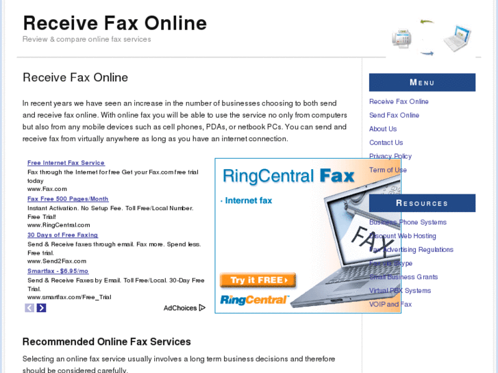 www.receivefaxonline.org