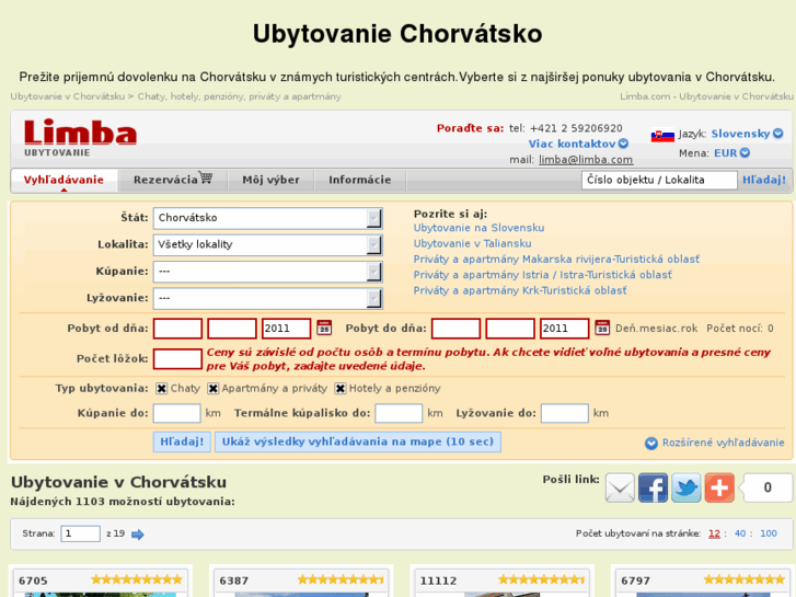 www.ubytovaniechorvatsko.net