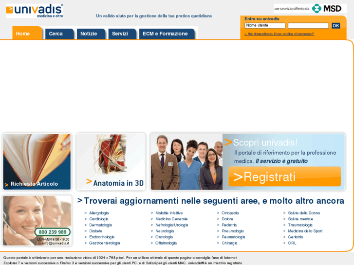 www.univadis.it