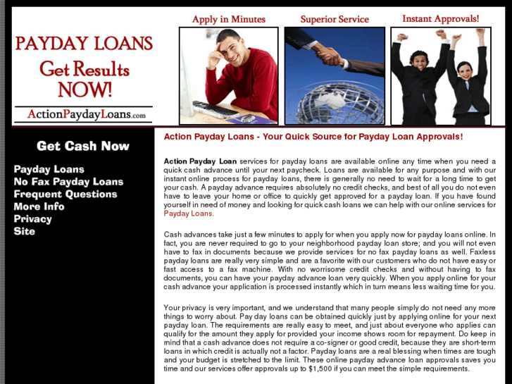 www.actionpaydayloans.com