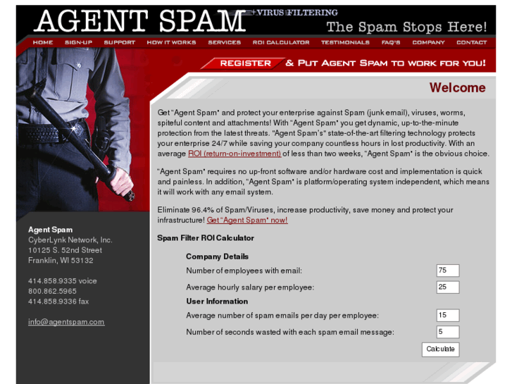 www.agentspam.net