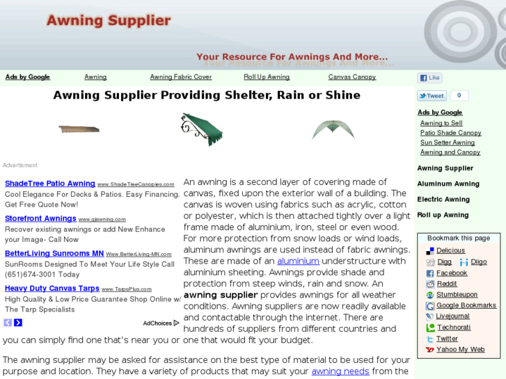 www.awningsupplier.org