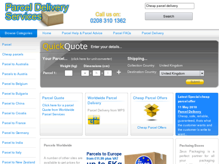 www.cheap-parcels.com