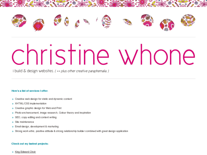 www.christinewhone.com