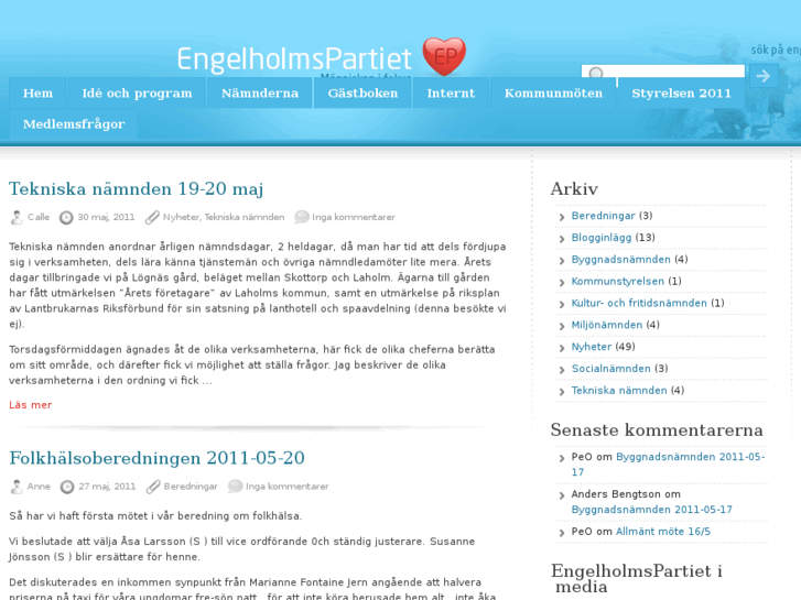 www.engelholmspartiet.se