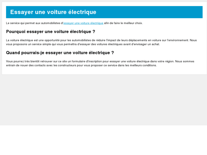 www.essayerunevoitureelectrique.com