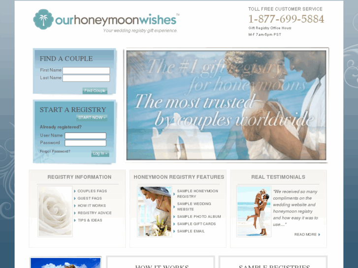 www.ourhoneymoonwishes.com