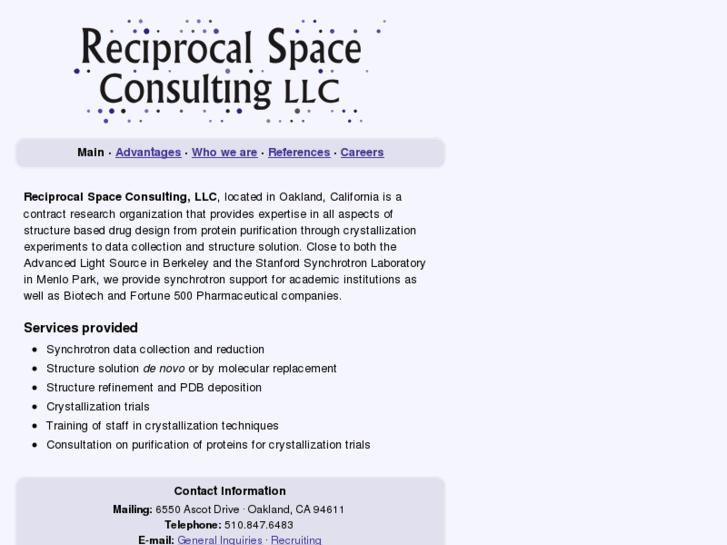 www.reciprocal-space-consulting.com