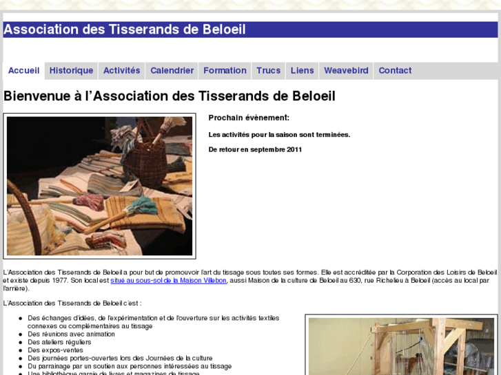 www.tisserandsdebeloeil.org