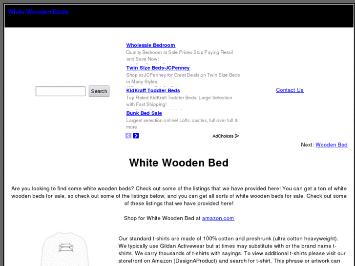 www.whitewoodenbeds.com