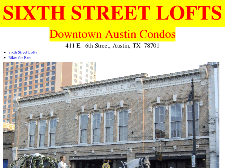 www.austinsixthstreetlofts.com