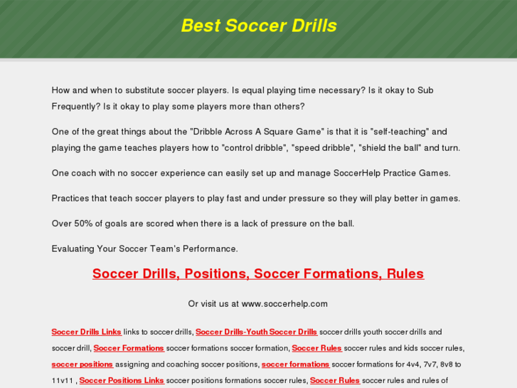 www.bestsoccerdrills.net