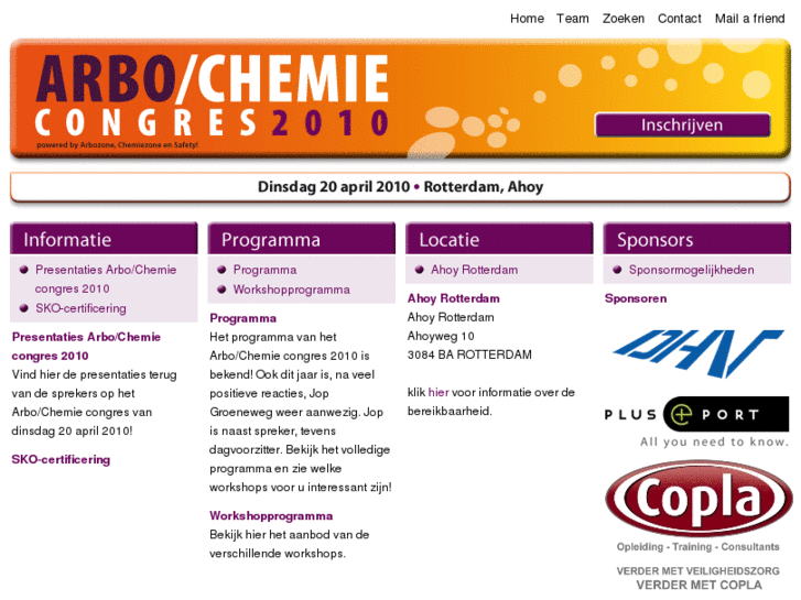 www.chemiezonecongres.nl