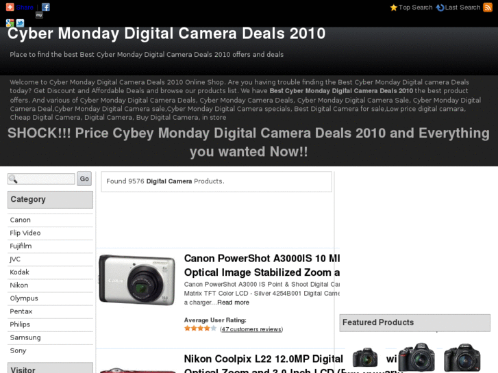 www.cybermondaydigitalcameradeals.com