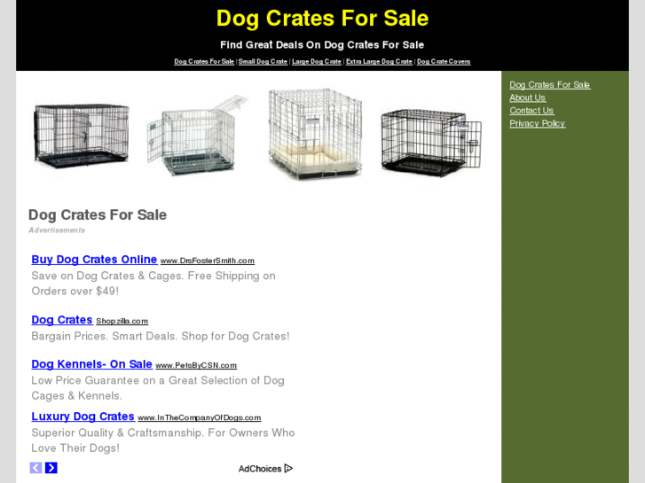 www.dogcratesforsale.org