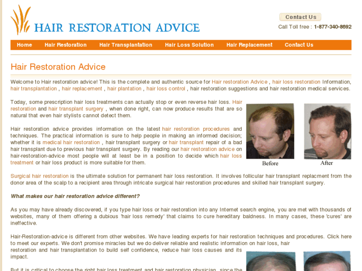 www.hair-restoration-advice.com