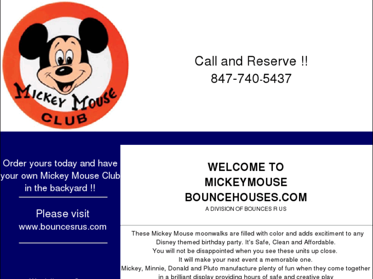 www.mickeymousebouncehouses.com