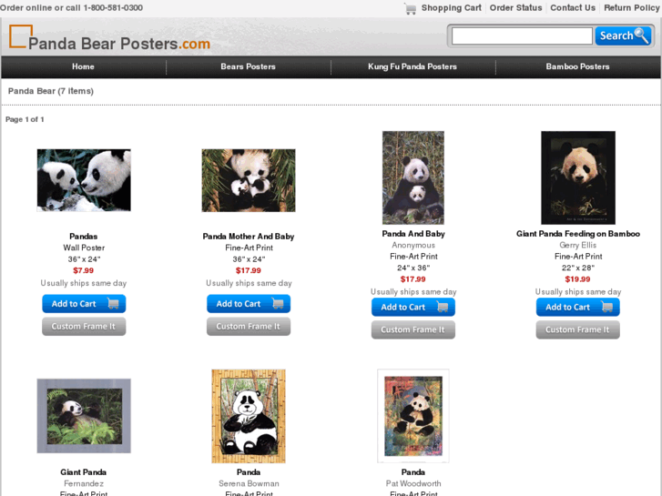 www.pandabearposters.com