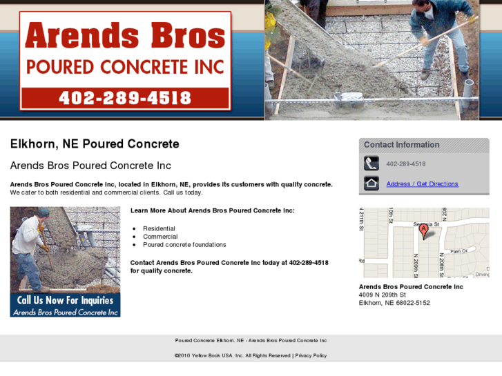 www.arendsbrotherspouredconcrete.com