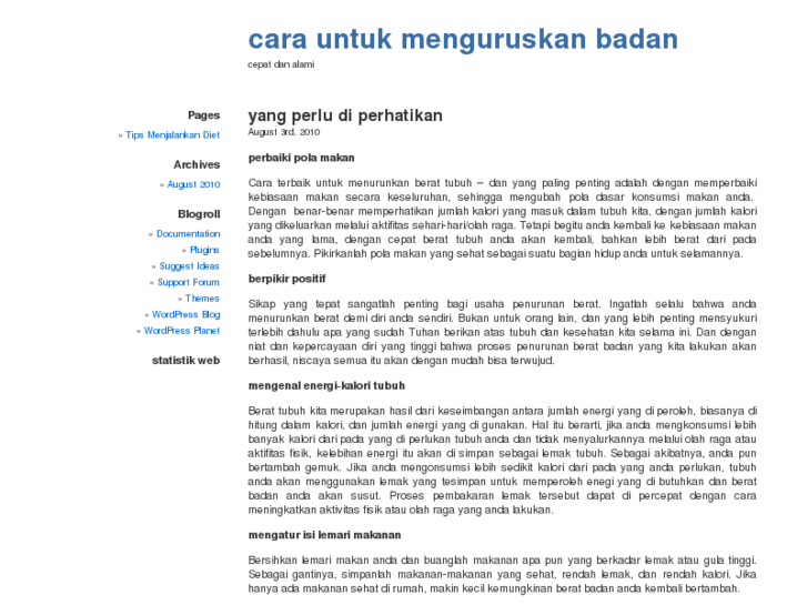 www.cara-menguruskanbadan.com