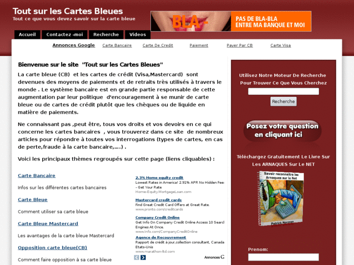 www.cartesbleue.com