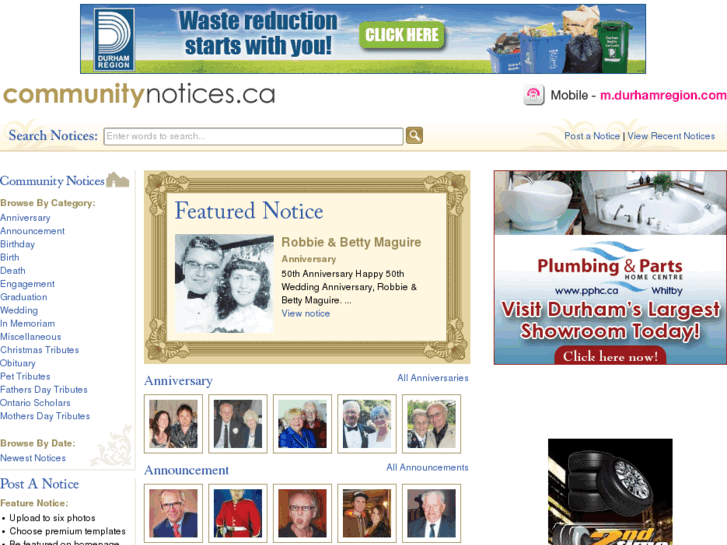 www.communitynotices.ca