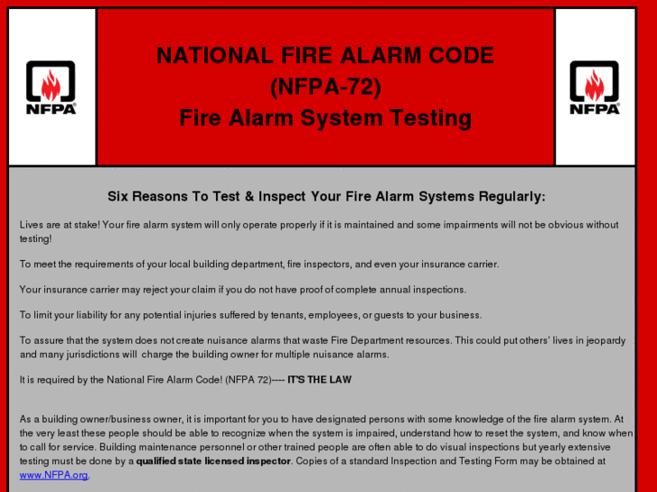 www.firealarmtesting.org