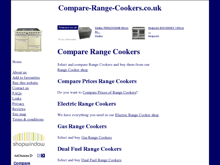 www.compare-range-cookers.co.uk