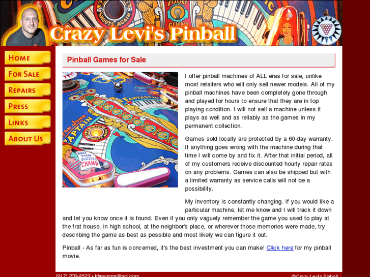 www.crazylevipinball.com