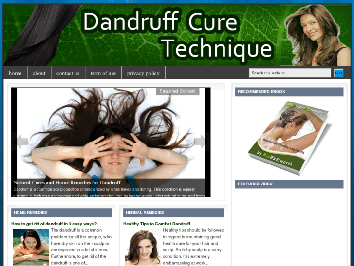 www.dandruffcuretechnique.com