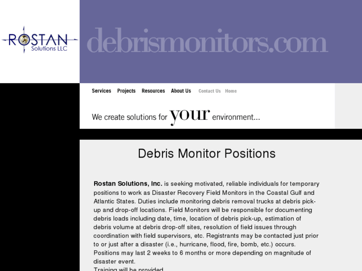 www.debrismonitors.com