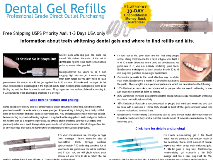 www.dentalgelrefills.com