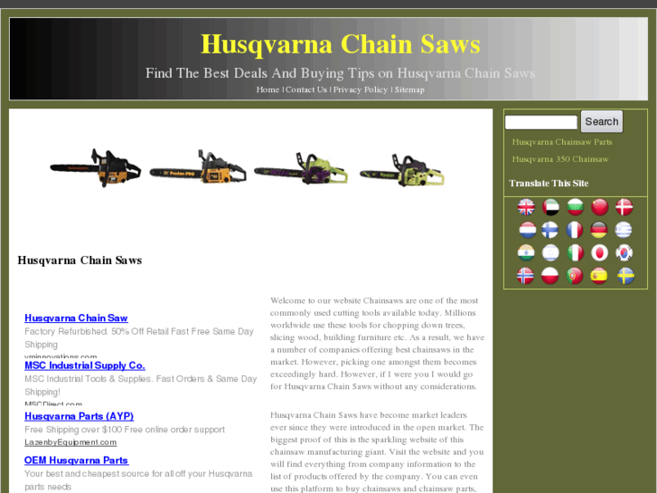 www.husqvarnachainsaws.org