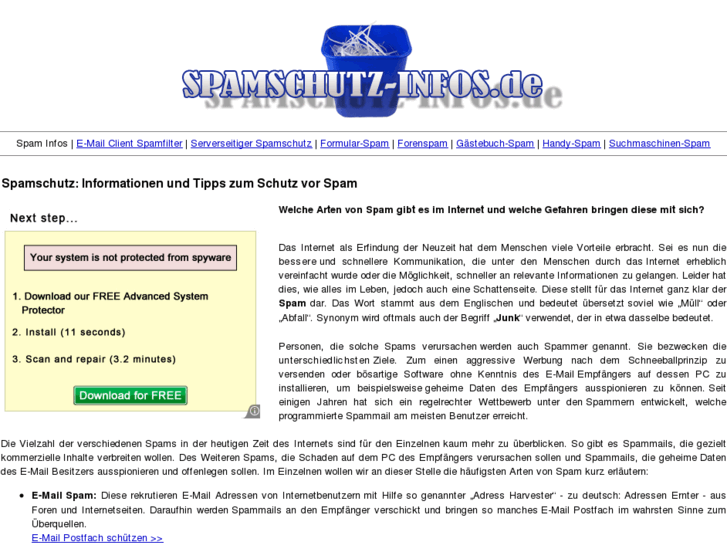 www.spamschutz-infos.de