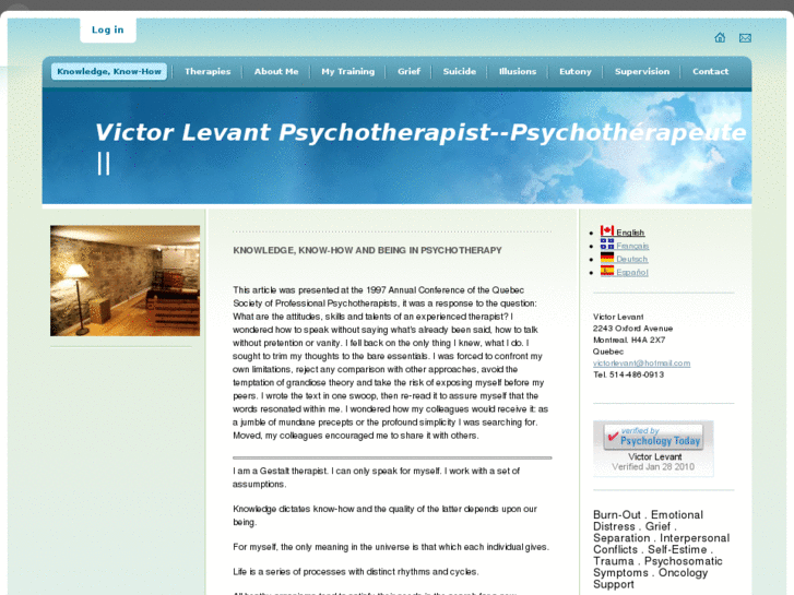 www.victorlevanttherapy.com