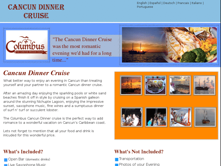 www.cancundinnercruise.com