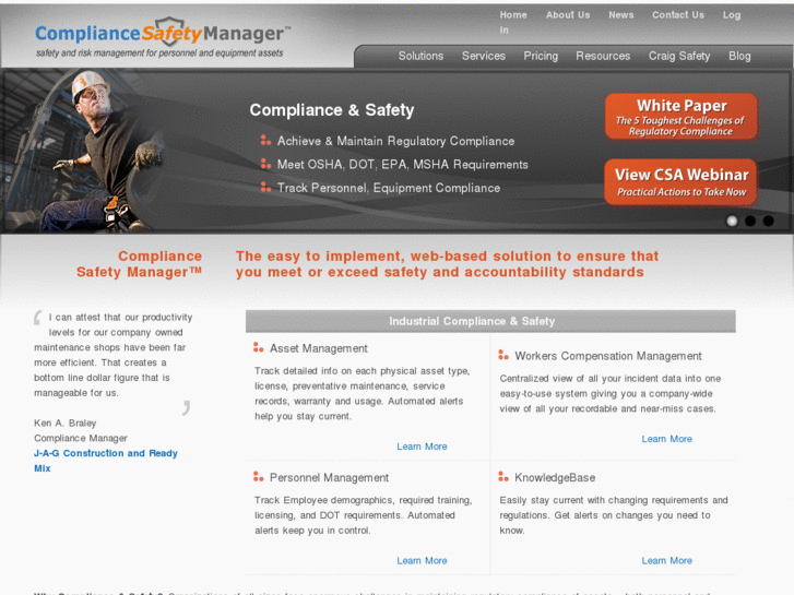 www.compliancesafetymanager.com