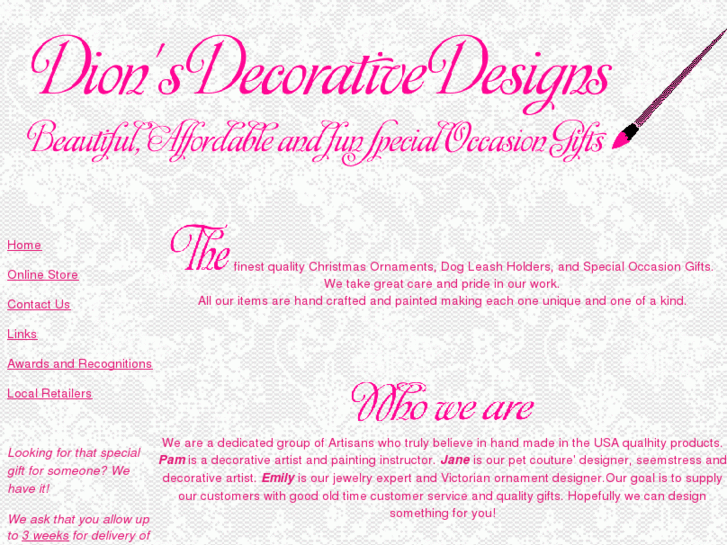 www.dionsdecorativedesigns.com