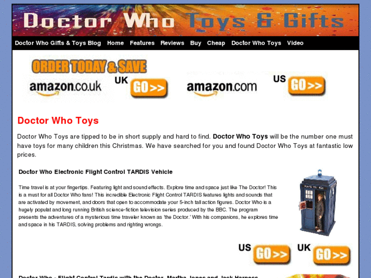 www.doctorwhogiftstoys.com