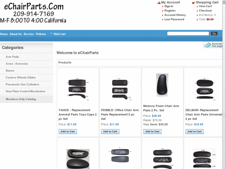 www.echairparts.com