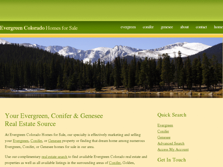 www.evergreencoloradohomesforsale.com