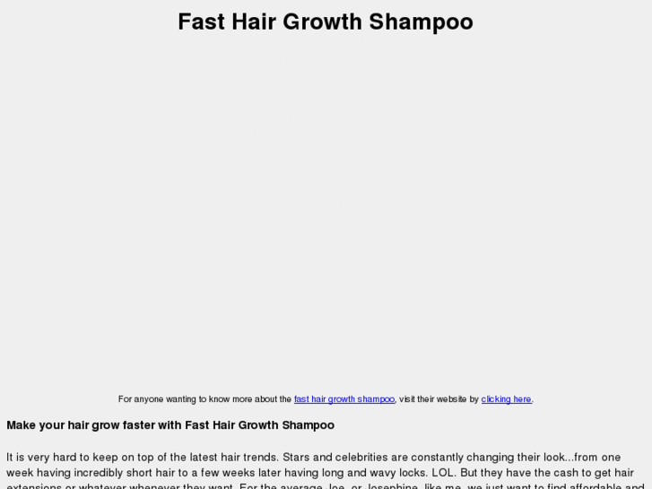 www.fasthairgrowthshampoo.com